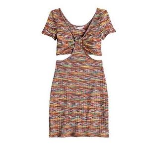 Kohls SO® Spacedye Cut-Out Dress